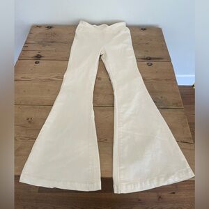 We The Free Venice beach Light Cream Flare Jeans